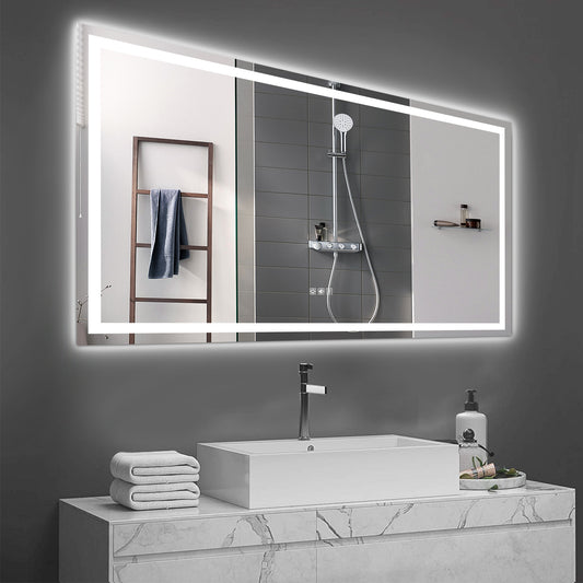 (Same as W134070942/L4004) 72'×36' LED Mirror Light Bathroom,anti-Fog & Dimming Led Bathroom Vanity Mirror