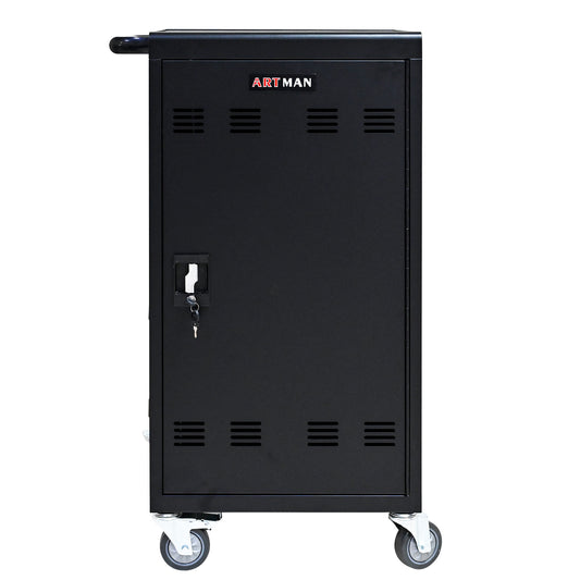 Mobile Charging Cart and Cabinet for Tablets Laptops 45-Device