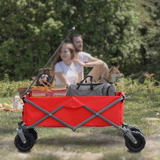 Utility Park Garden Cart Tool Customized Color Folding Camping Trolley Outdoor Picnic Beach Wagon