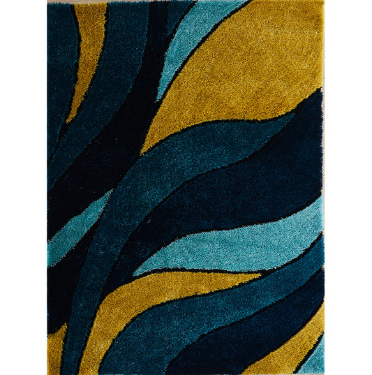 'Aria Collection' Soft Pile Hand Tufted Shag Area Rug