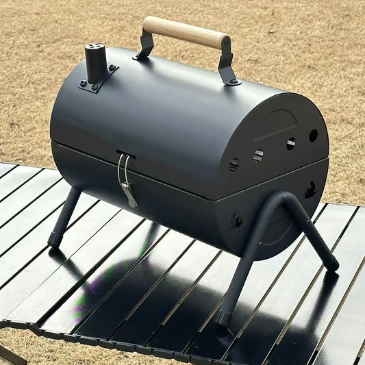 Portable Charcoal Grill with , Small Tabletop Barbecue Grill for Outdoor Camping Backyard Party BBQ Cooking, Extra Thick Steel & Heavy Duty, Innovative Design & Easy Assembly