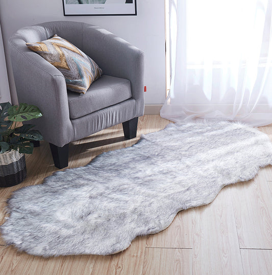 'Luxury Decorative' Hand Tufted Faux Fur Sheepskin Area Rug