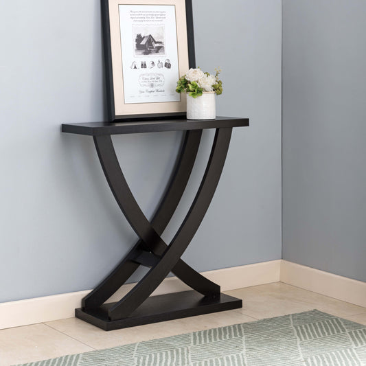 Contemporary Console Table - Red Cocoa